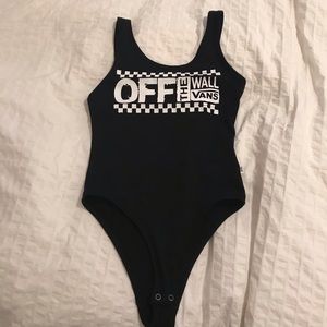 Black Vans body suit